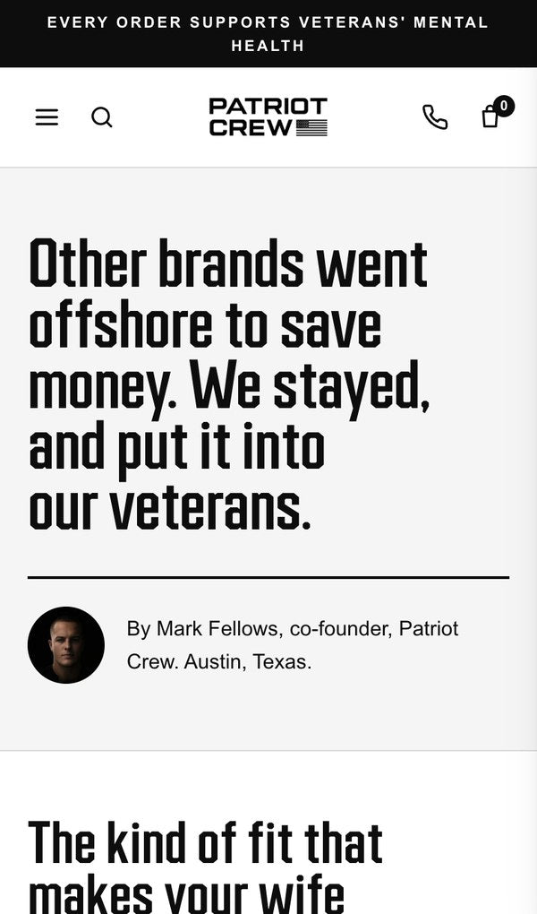Patriot Crew, Founder Story (advertorial)